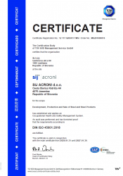 Acroni ISO 45001 en