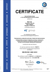SIJ certificate ISO 14001 2015 valid 2026.02.10 en group 1